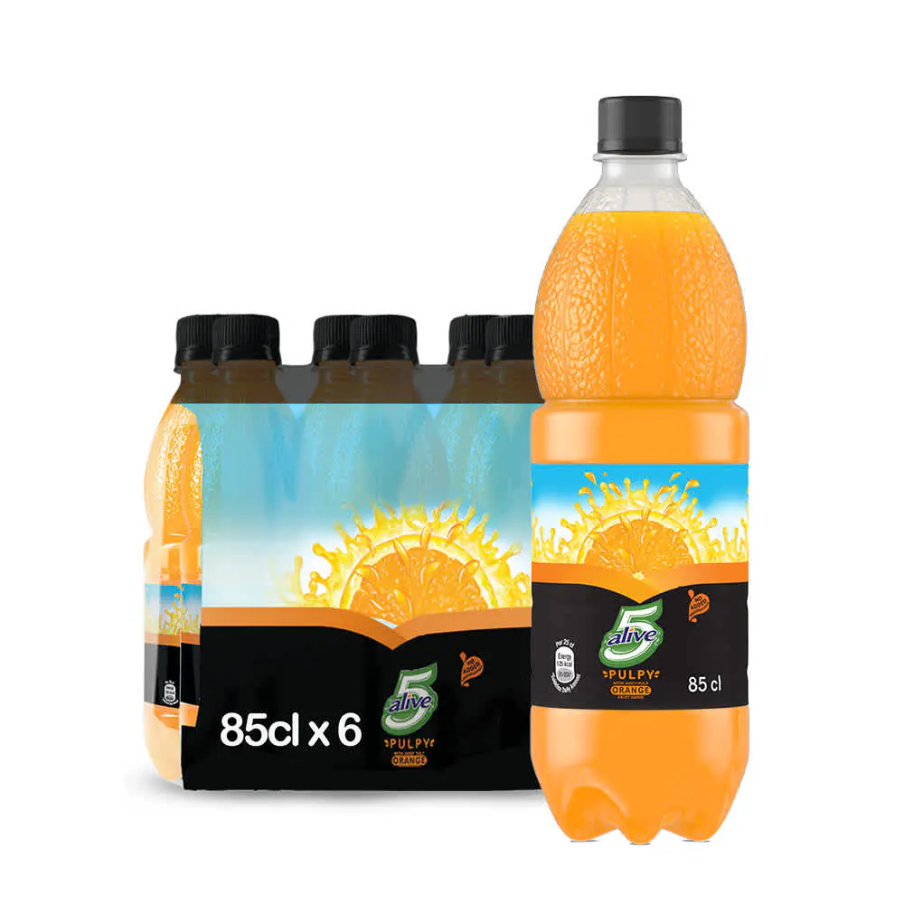FIVE ALIVE PULPY ORANGE 85CL X 6 PACK