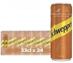SCHWEPPES CAN X 330CL PINEAPPLE PACK x 24
